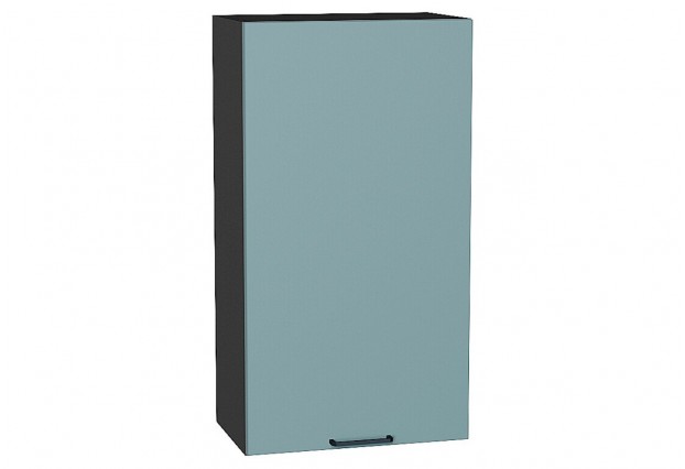 Шкаф верхний с 1-ой дверцей Флэт Grey-green In 2S / Graphite 50 х 31,8 х 92 см