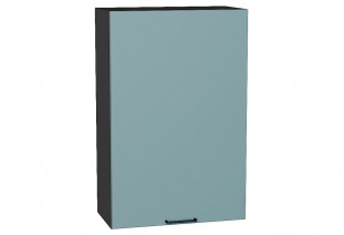 Шкаф верхний с 1-ой дверцей Флэт Grey-green In 2S / Graphite 60 х 31,8 х 92 см