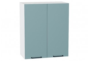 Шкаф верхний с 2-мя дверцами Флэт Grey-green In 2S / Белый 60 х 31,8 х 71,6 см