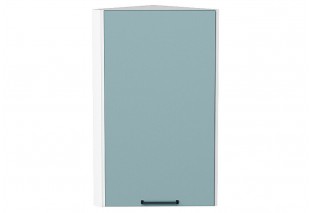 Шкаф верхний торцевой Флэт Grey-green In 2S / Белый 30 х 30,6 х 71,6 см
