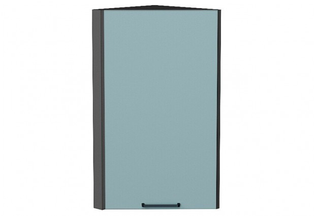 Шкаф верхний торцевой Флэт Grey-green In 2S / Graphite 30 х 30,6 х 71,6 см