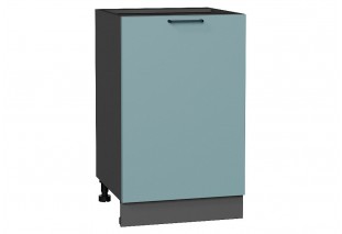 Шкаф нижний с 1-ой дверцей Флэт Grey-green In 2S / Graphite 50 х 47,8 х 81,6 см