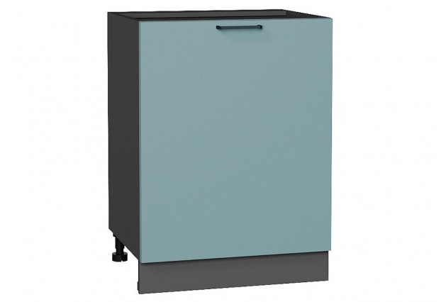 Шкаф нижний с 1-ой дверцей Флэт Grey-green In 2S / Graphite 60 х 47,8 х 81,6 см