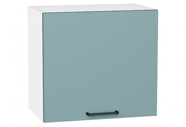 Шкаф верхний горизонтальный Флэт Grey-green In 2S / Белый 50 х 31,8 х 46 см