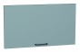 Шкаф верхний горизонтальный Флэт Grey-green In 2S / Белый 80 х 31,8 х 46 см