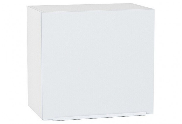 Шкаф верхний горизонтальный Фьюжн Silky White / Белый 50 х 31,8 х 46 см