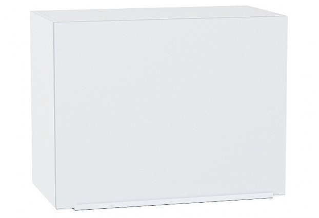 Шкаф верхний горизонтальный Фьюжн Silky White / Белый 60 х 31,8 х 46 см