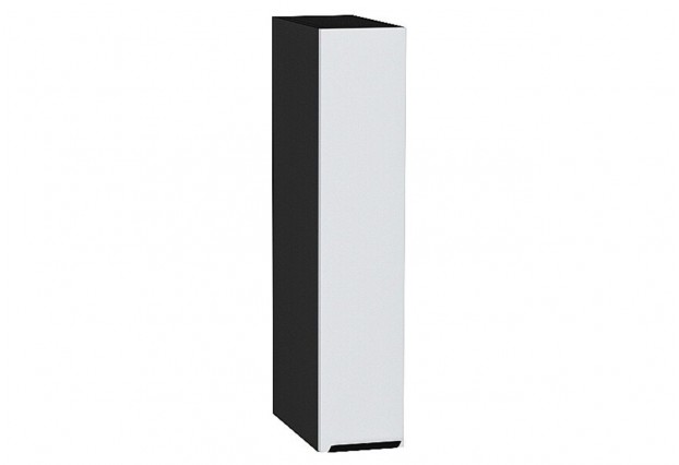 Шкаф верхний бутылочница Евро Белый / Graphite 15 х 31,8 х 71,6 см