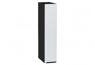 Шкаф верхний бутылочница Евро Лайн Белый / Graphite 15 х 31,8 х 71,6 см