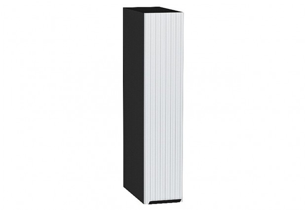 Шкаф верхний бутылочница Евро Лайн Белый / Graphite 15 х 31,8 х 71,6 см