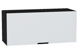 Шкаф верхний горизонтальный Евро Белый / Graphite 80 х 31,8 х 35,8 см