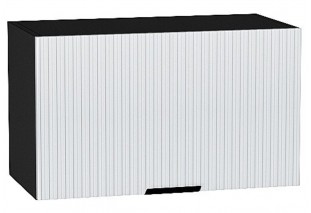 Шкаф верхний горизонтальный Евро Лайн Белый / Graphite 60 х 31,8 х 35,8 см