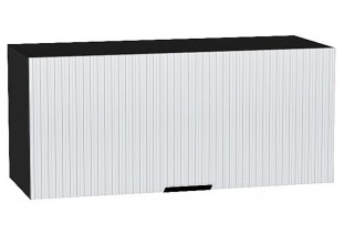 Шкаф верхний горизонтальный Евро Лайн Белый / Graphite 80 х 31,8 х 35,8 см