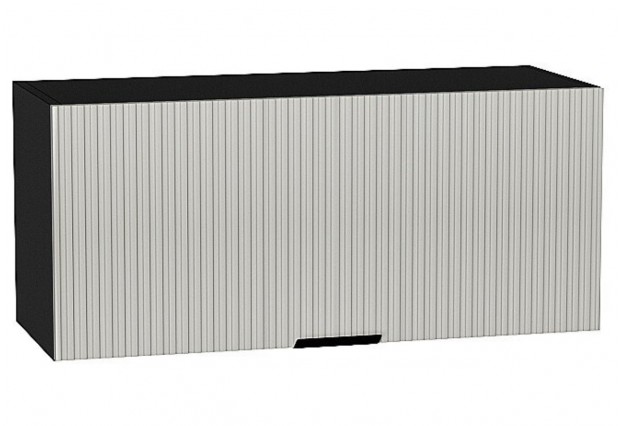Шкаф верхний горизонтальный Евро Лайн Агат / Graphite 80 х 31,8 х 35,8 см