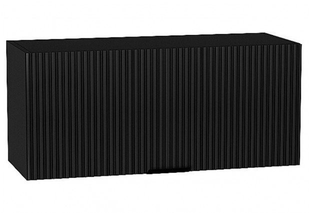 Шкаф верхний горизонтальный Евро Лайн Антрацит / Graphite 80 х 31,8 х 35,8 см