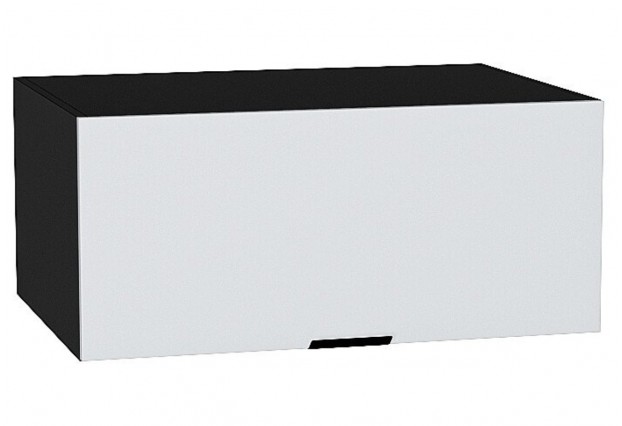 Шкаф верхний горизонтальный глубокий Евро Белый / Graphite 80 х 57,4 х 35,8 см