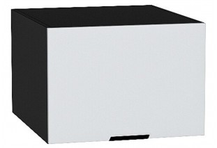 Шкаф верхний горизонтальный глубокий Евро Белый / Graphite 50 х 57,4 х 35,8 см