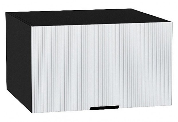 Шкаф верхний горизонтальный глубокий Евро Лайн Белый / Graphite 60 х 57,4 х 35,8 см