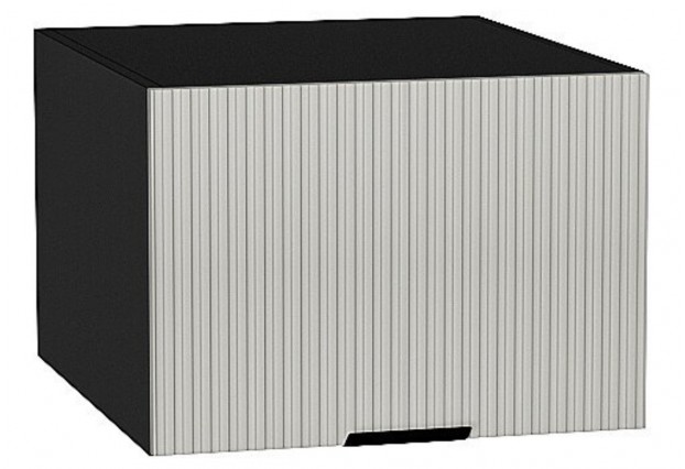 Шкаф верхний горизонтальный глубокий Евро Лайн Агат / Graphite 50 х 57,4 х 35,8 см