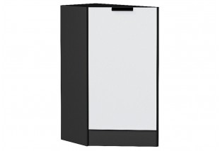 Шкаф нижний торцевой Евро Белый / Graphite 29,6 х 55,2 х 81,6 см