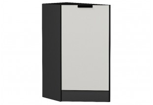 Шкаф нижний торцевой Евро Агат / Graphite 29,6 х 55,2 х 81,6 см