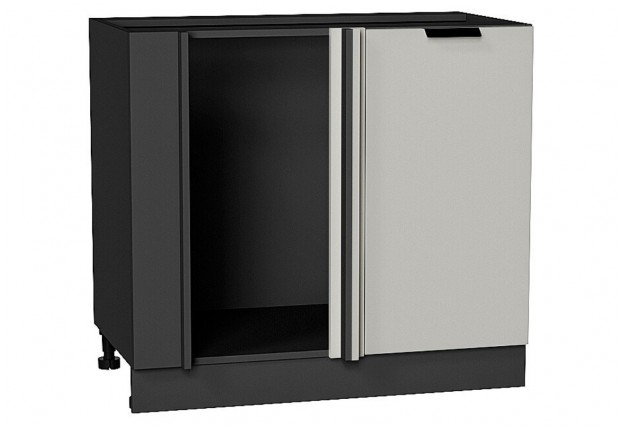 Шкаф нижний угловой Евро Агат / Graphite 89 х 47,8 х 81,6 см