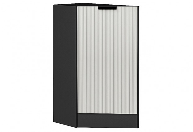 Шкаф нижний торцевой Евро Лайн Агат / Graphite 29,6 х 55,2 х 81,6 см