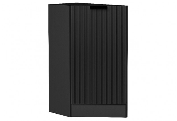 Шкаф нижний торцевой Евро Лайн Антрацит / Graphite 29,6 х 55,2 х 81,6 см