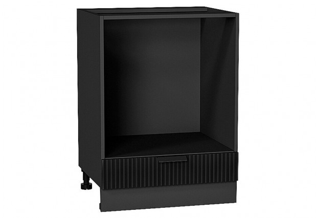 Шкаф нижний под духовку Евро Лайн Антрацит / Graphite 60 х 47,4 х 81,6 см