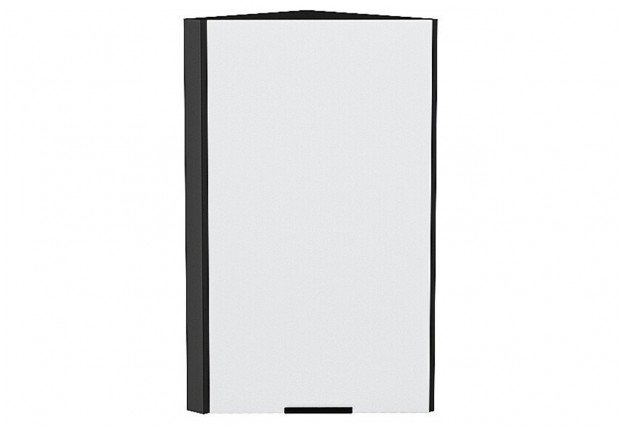 Шкаф верхний торцевой Евро Белый / Graphite 30 х 30,4 х 71,6 см