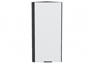 Шкаф верхний торцевой Евро Белый / Graphite 30 х 30,4 х 92 см