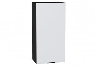 Шкаф верхний с 1-ой дверцей Евро Белый / Graphite 45 х 31,8 х 92 см