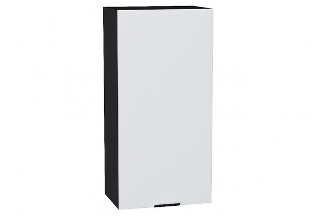 Шкаф верхний с 1-ой дверцей Евро Белый / Graphite 45 х 31,8 х 92 см