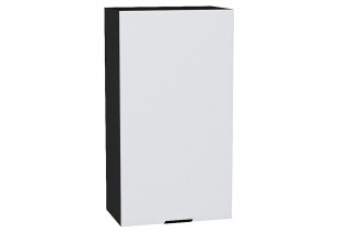 Шкаф верхний с 1-ой дверцей Евро Белый / Graphite 50 х 31,8 х 92 см