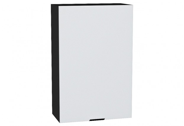 Шкаф верхний с 1-ой дверцей Евро Белый / Graphite 60 х 31,8 х 92 см