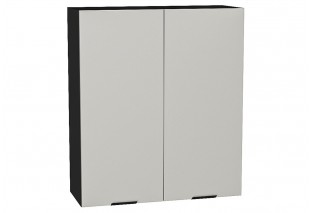 Шкаф верхний с 2-мя дверцами Евро Агат / Graphite 80 х 31,8 х 92 см