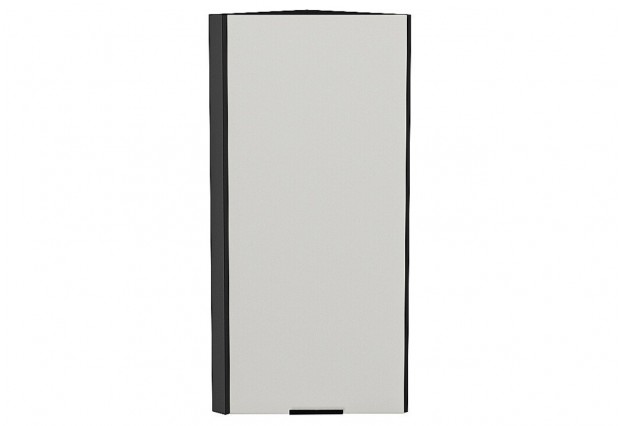 Шкаф верхний торцевой Евро Агат / Graphite 30 х 30,4 х 92 см