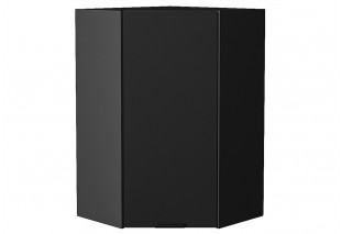 Шкаф верхний угловой Евро Антрацит / Graphite 60 х 60 х 92 см
