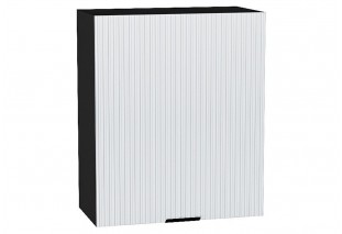 Шкаф верхний с 1-ой дверцей Евро Лайн Белый / Graphite 60 х 31,8 х 71,6 см