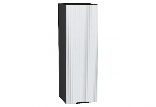 Шкаф верхний с 1-ой дверцей Евро Лайн Белый / Graphite 30 х 31,8 х 92 см