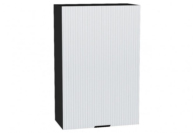 Шкаф верхний с 1-ой дверцей Евро Лайн Белый / Graphite 60 х 31,8 х 92 см
