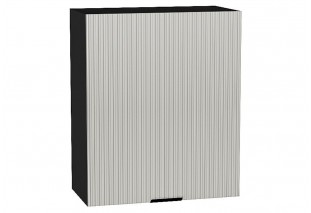 Шкаф верхний с 1-ой дверцей Евро Лайн Агат / Graphite 60 х 31,8 х 71,6 см