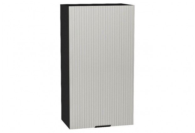 Шкаф верхний с 1-ой дверцей Евро Лайн Агат / Graphite 50 х 31,8 х 92 см