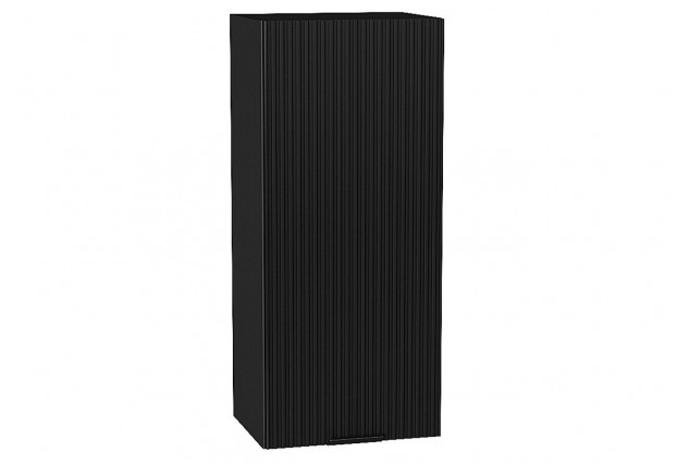 Шкаф верхний с 1-ой дверцей Евро Лайн Антрацит / Graphite 40 х 31,8 х 92 см