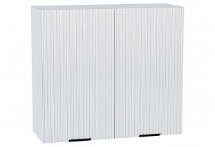 Шкаф верхний с 2-мя дверцами Евро Лайн Белый / Белый 80 х 31,8 х 71,6 см