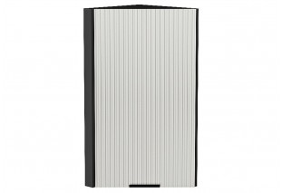 Шкаф верхний торцевой Евро Лайн Агат / Graphite 30 х 30,4 х 71,6 см