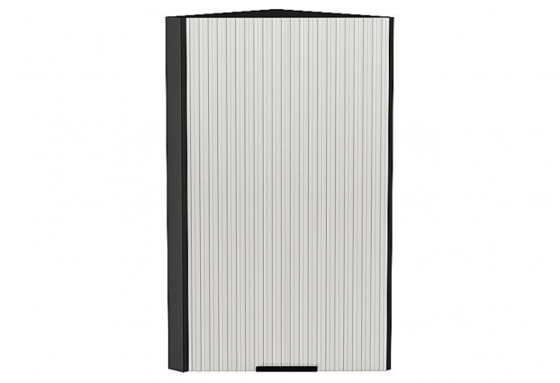 Шкаф верхний торцевой Евро Лайн Агат / Graphite 30 х 30,4 х 71,6 см