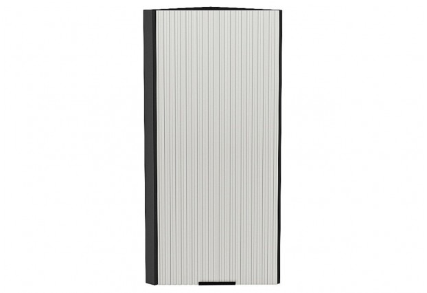 Шкаф верхний торцевой Евро Лайн Агат / Graphite 30 х 30,4 х 92 см