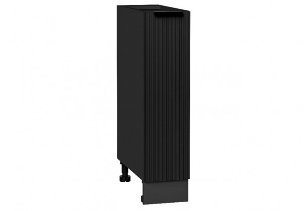 Шкаф нижний бутылочница Евро Лайн Антрацит / Graphite 20 х 47,8 х 81,6 см