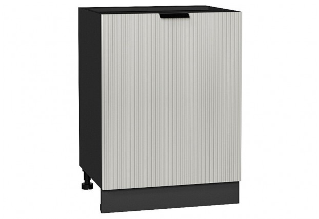 Шкаф нижний с 1-ой дверцей Евро Лайн Агат / Graphite 60 х 47,8 х 81,6 см